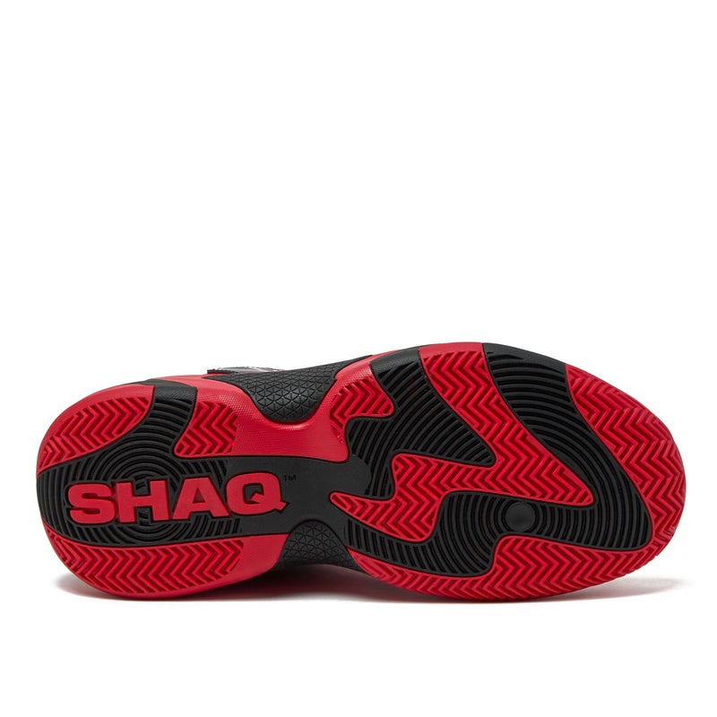 SHAQ Devastator 2.0 High Top Basketball Shoes for Men, Indoor or Outdoor Court Basketball Mens Sneakers - Black, White, Green or Blue Size 8 to 13 - Red/Black, 10 Medium - Image 5