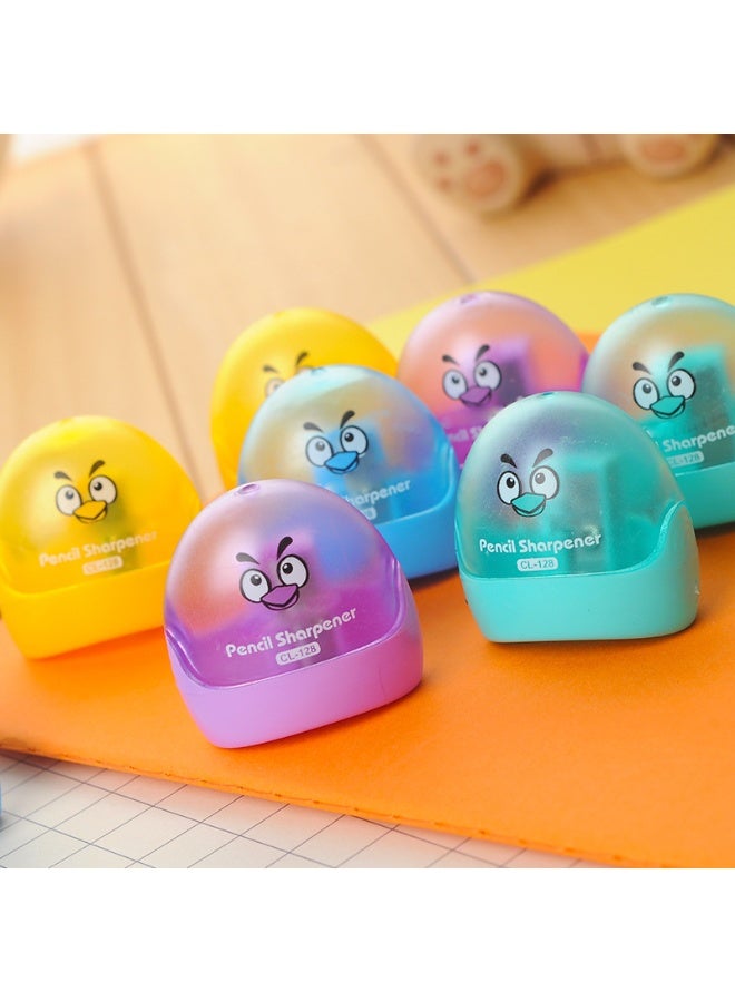 Miamia 4pcs Cartoon Pencil Sharpener, Portable Eyeliner Sharpener, Multi-color  - Image 2