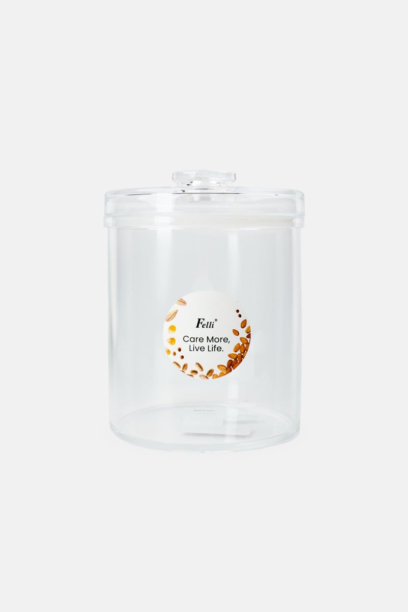 Felli Air Tight Container 2100ml, Transparent - Image 1