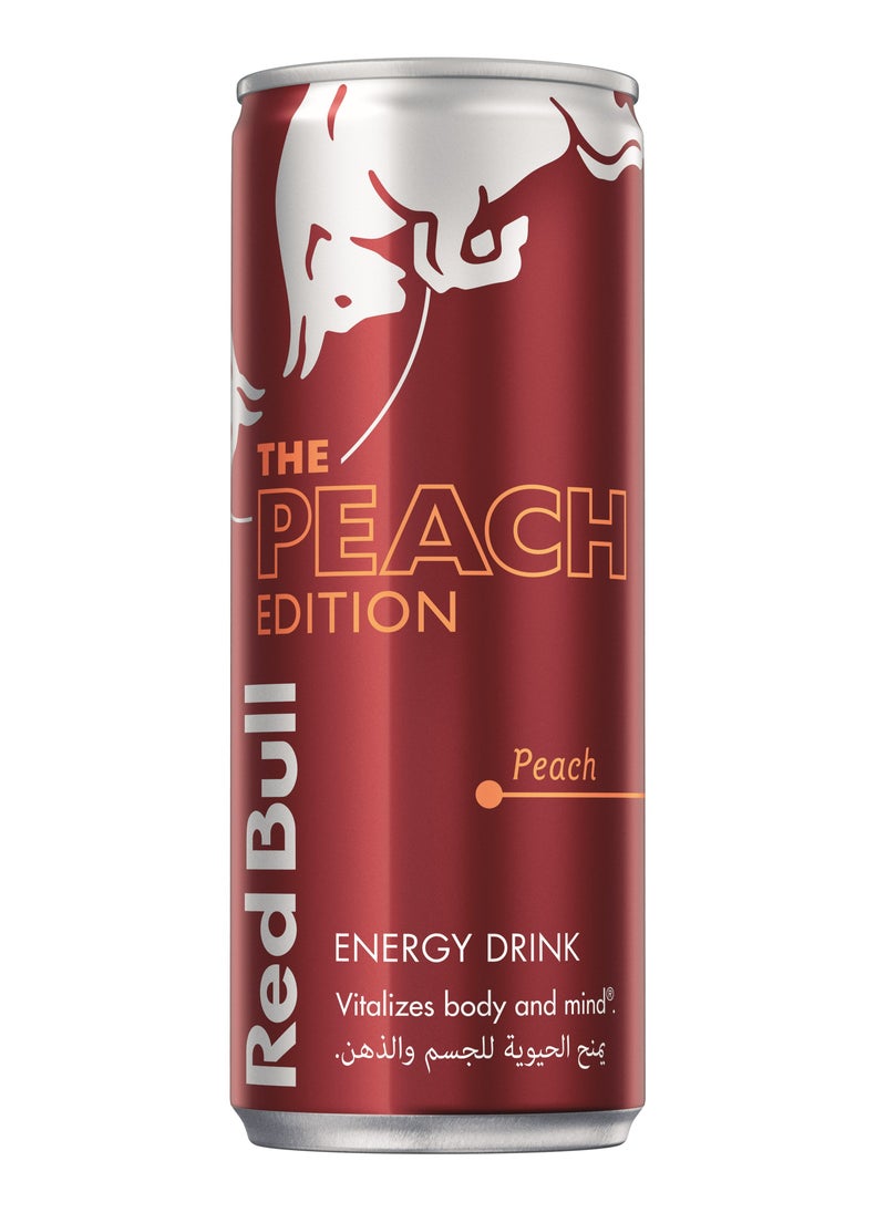 Red Bull - Energy Drink, Peach, 250ml - Image 1