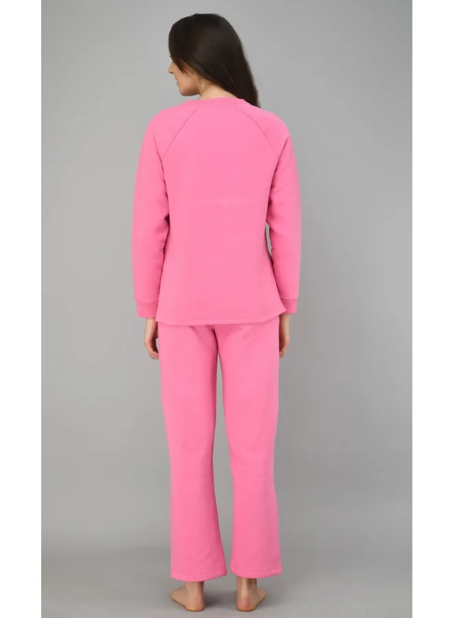 NeceSera Feisty Pink Fleece Lounge Pant