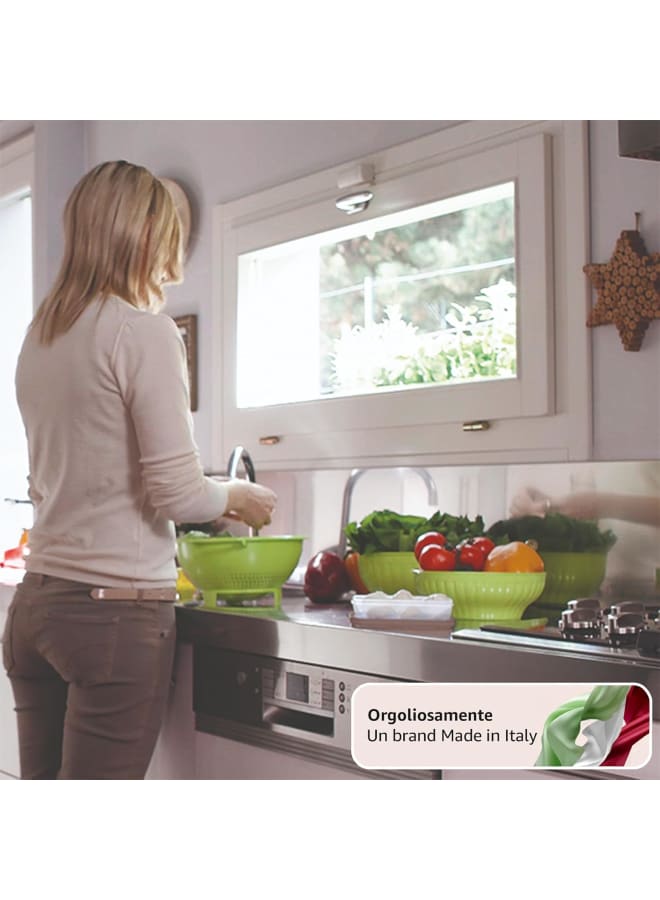 Stefanplast Stefan Plast Ribbed Salad-Bowl Cm. 34 White - Image 3