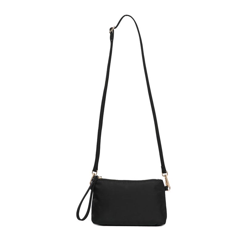 YONBEN Crossbody Handbags Small Crossbody Purse Cell Phone Purse with Simple Design Wrist Strap and Crossbody Strap (Nylon-black) - Image 1