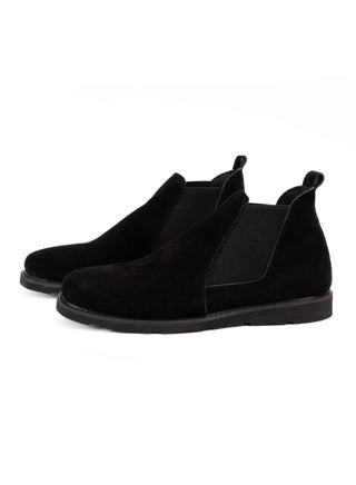 Men's suede half boot - black - pzsku/Z9719221AE1AE6AA303D3Z/45/_/1720374338/dc95177a-3132-46ff-accf-bbffd693a53c