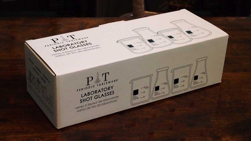 Periodic Tableware Laboratory Beaker Shot Glasses - Image 3