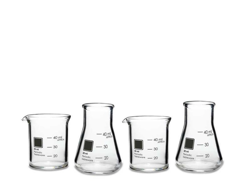 Periodic Tableware Laboratory Beaker Shot Glasses - Image 1