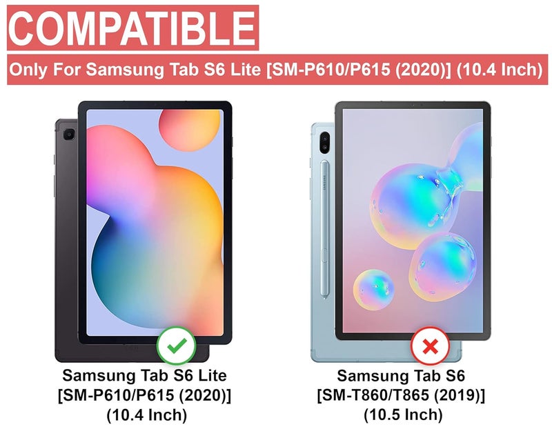 Cedo زجاج مقسى لجهاز سامسونج تاب S6 لايت (10.4 بوصة) SM-P610/P615 (2020) | واقي شاشة زجاج مقسى شفاف لجهاز سامسونج جالاكسي تاب S6 لايت (10.4 بوصة) SM-P610/P615 (2020) - Image 2