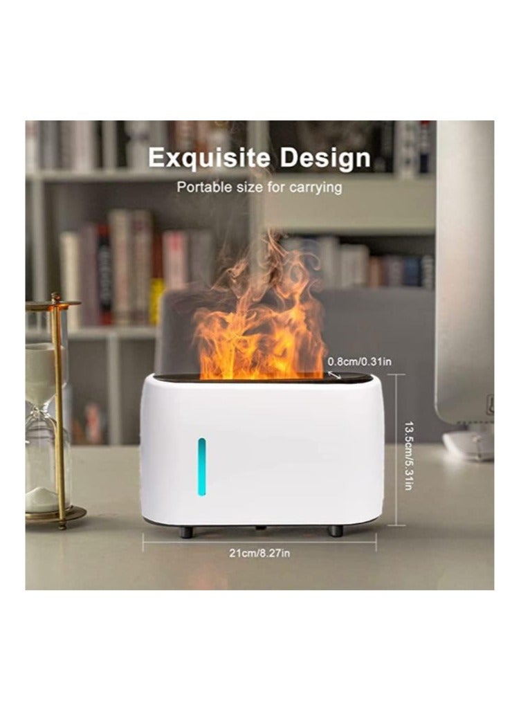 ELTRAZONE Flame Diffuser Humidifier 7 Flame Colors,Essential Oil Aroma Therapy Diffuser with Waterless Auto-Off Protection,Fire Air Diffuser for Home,Office,Bedroom - Image 5