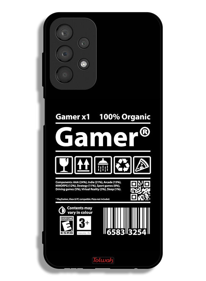 Tolwak Samsung Galaxy A23 4G Protective Case Cover Gamer Sticker - Image 1