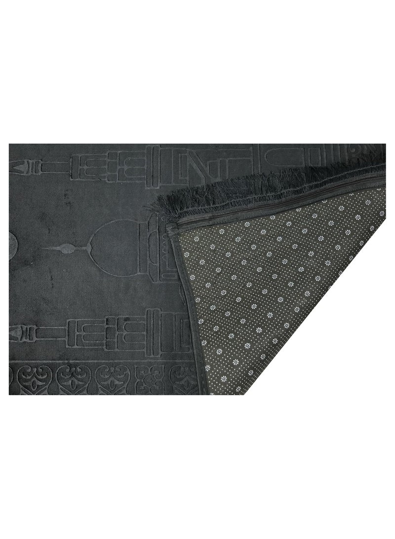 HOME DWELL Prayer Mat 80 x 120 cm with Tasbeeh - Large Islamic Prayer Rug with Tasbeeh for Men & Women | Ideal for Comfortable Prayers - Image 2