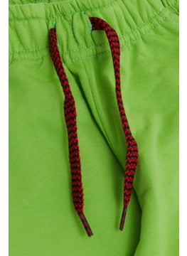 Breeze Girls & Boys Boy's Bottom with Smiling Face Crest Embroidered Lace Accessory 1-4 Years, Pistachio Green  - Image 2
