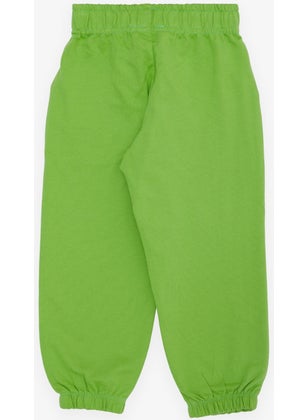 Breeze Girls & Boys Boy's Bottom with Smiling Face Crest Embroidered Lace Accessory 1-4 Years, Pistachio Green  - Image 3