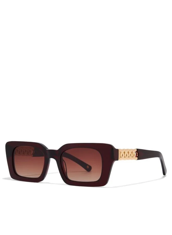 30 سندايز نظارات شمسية مستطيلة بإطار كامل