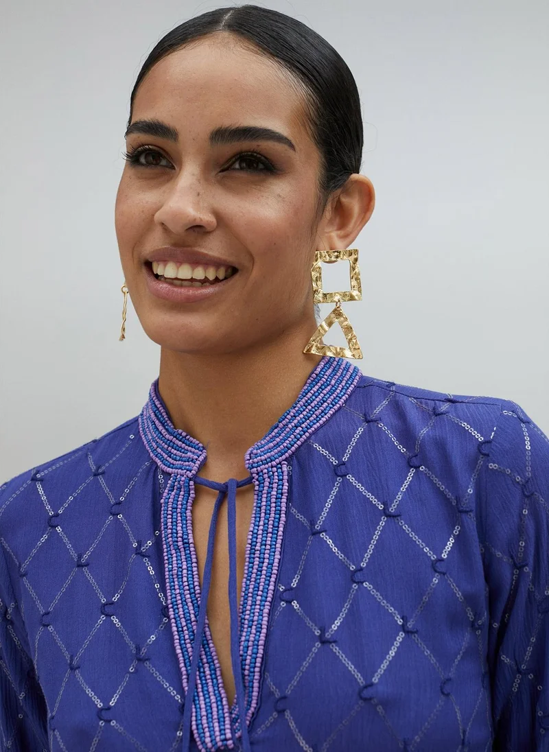 Lola Casademunt Short sequinned dress