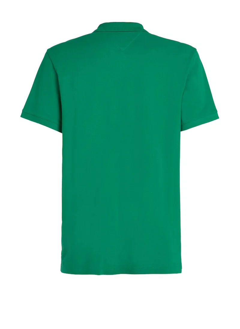 TOMMY JEANS Logo Badge Regular Fit Polo