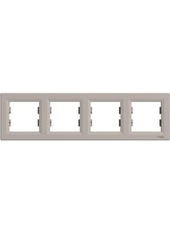 Schneider Electric Schneider EPH5800469, Asfora Plus Bronze Quad Frame Horizontal 