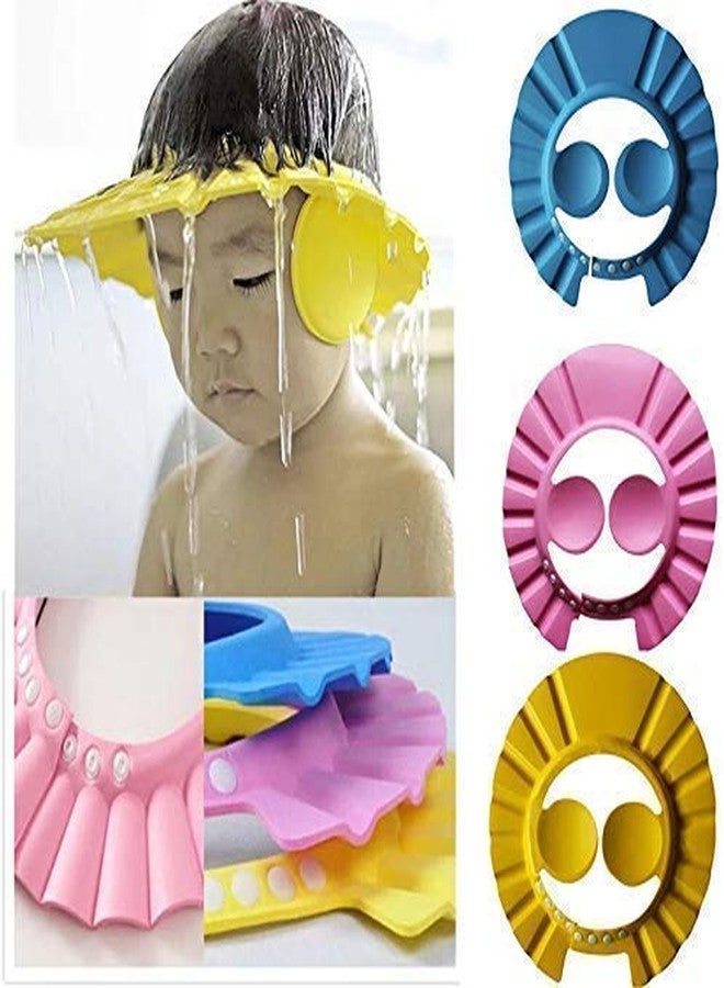 SELEMI Adjustable Safe Soft Bathing Baby Shower Hair Wash Cap For Children - Image 3