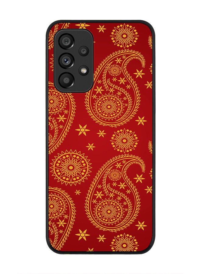 Stylizedd Rugged Black edge case for Samsung Galaxy A33 5G Slim fit Soft Case Flexible Rubber Edges Anti Drop TPU Gel Thin Cover - Indian Bride - Image 1