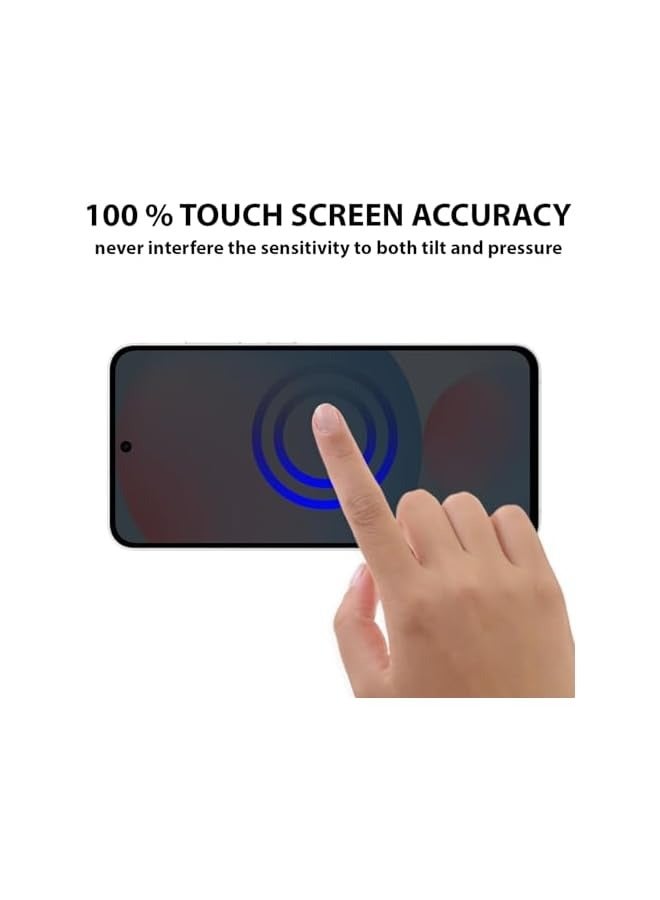 PROMASS Screen Protector compatible with Galaxy S24 FE Privacy HD Screen Protector, Anti-Spy Flexible Film TPU Screen Protector [Full Coverage] for Galaxy S24 FE - Ceramics - Image 5