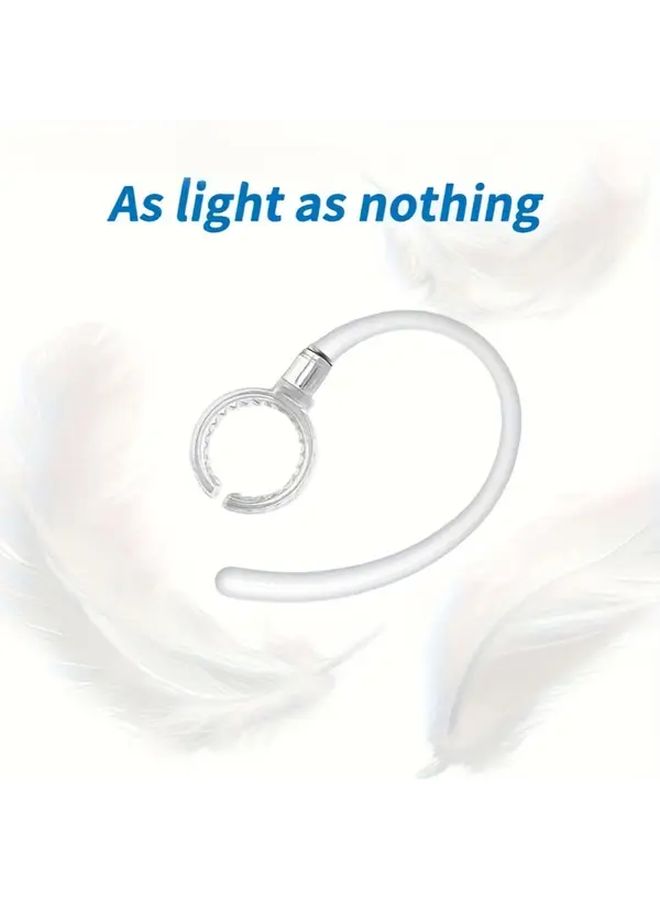 Transparent 2pcs 360 Rotating Ear Hooks Secure Fit Comfortable Durable Plastic for Active Lifestyles - Image 3