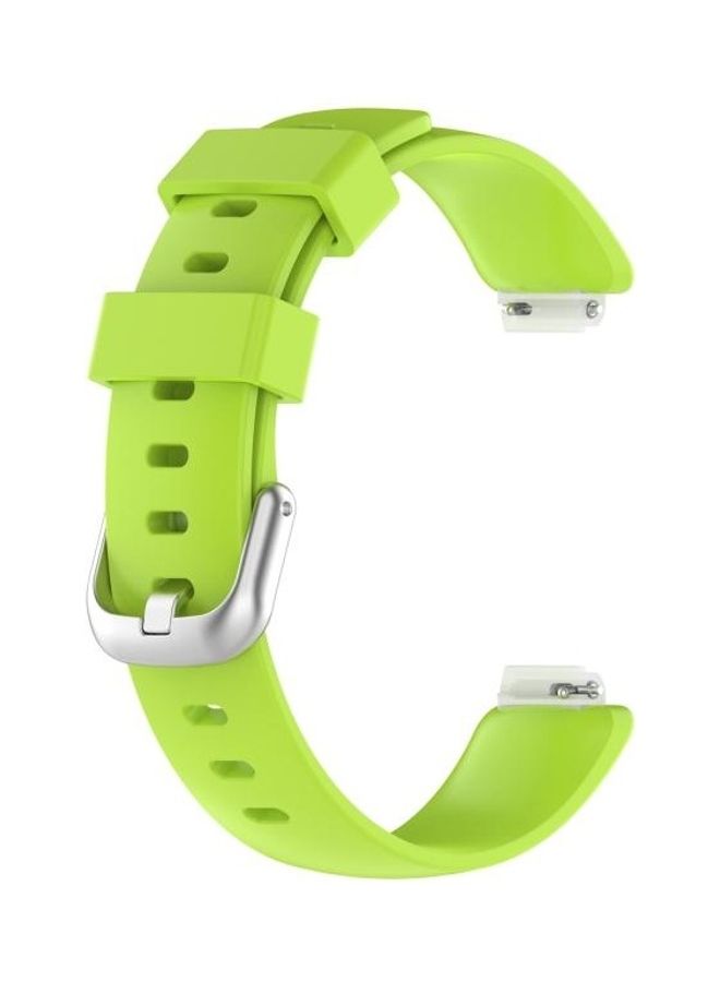 بي جي إم سوار معصم من السيليكون سريع الفك لساعة فيتبيت إنسباير 2 TPE-Small أخضر فاقع - Image 1