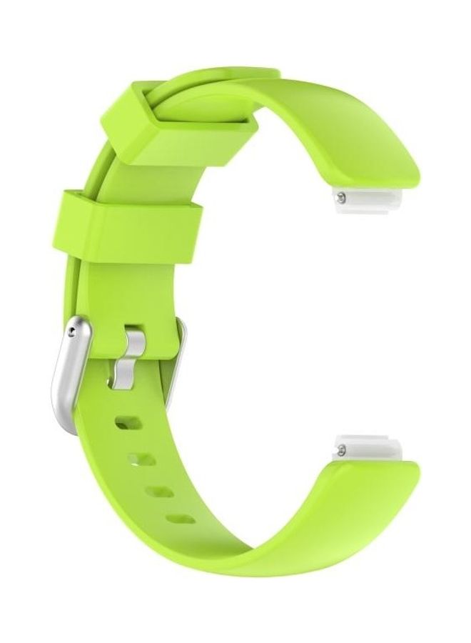 بي جي إم سوار معصم من السيليكون سريع الفك لساعة فيتبيت إنسباير 2 TPE-Small أخضر فاقع - Image 3
