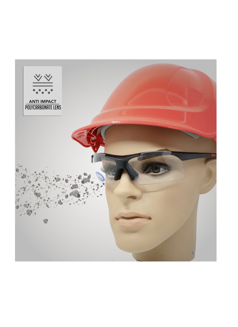 Vaultex V109 Anti Scratch Safety Spectacle, Dark  - Image 4