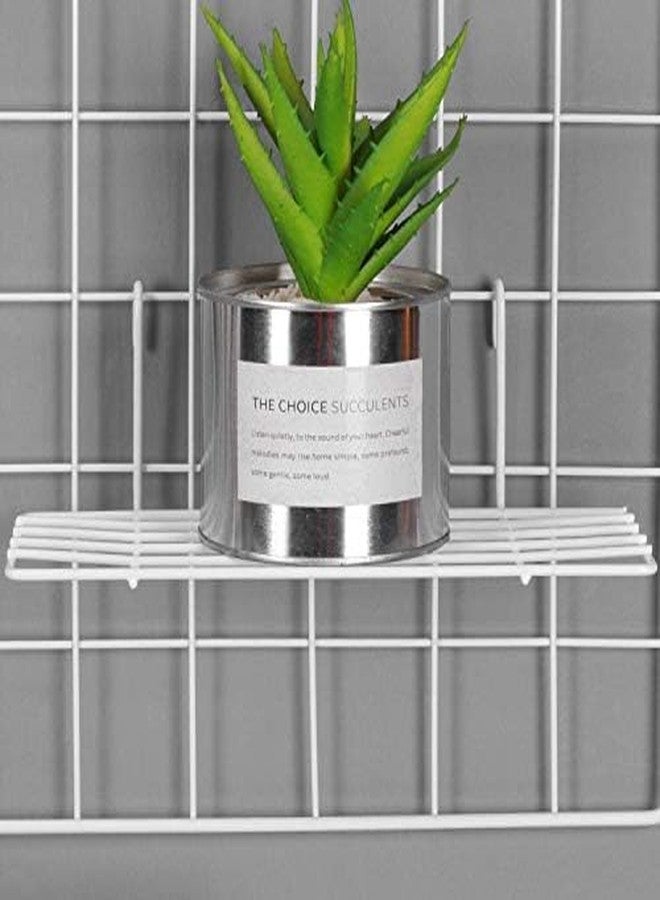 Franklite Photo Grid Frame Wall Grid Panel For Rectangular Photo Hanging Display & Wall Decoration Organizer, Multi-Functional Wall Storage Display Grid(30 X 30Cm) (White),Steel,Steel 1pcs - Image 5