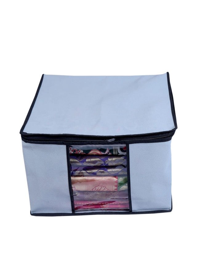 Vidhi14 Vidhi 14 Saree Cover High- Storage Bag For Organizer Big in size Floral and Printed,of (Sky Red) of, 6 - Image 5