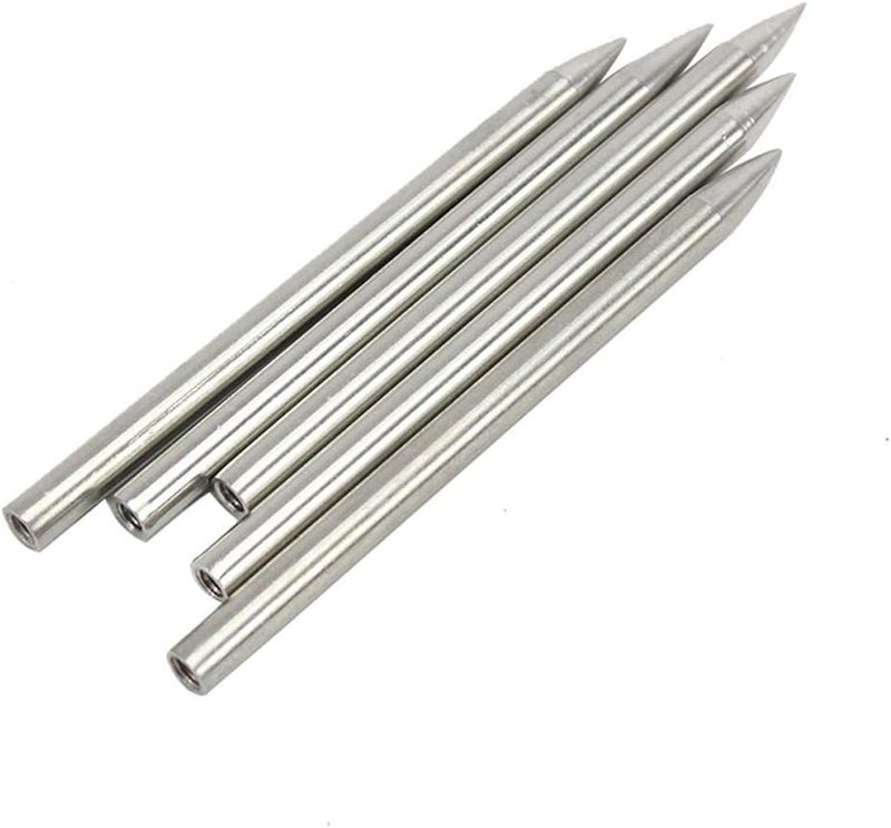 Luzen 5Pcs Stainless Steel 550 Paracord Fids Lacing Stitching Weaving Needles Weaving String Stick Needle Weave Tool, Silver - Image 4