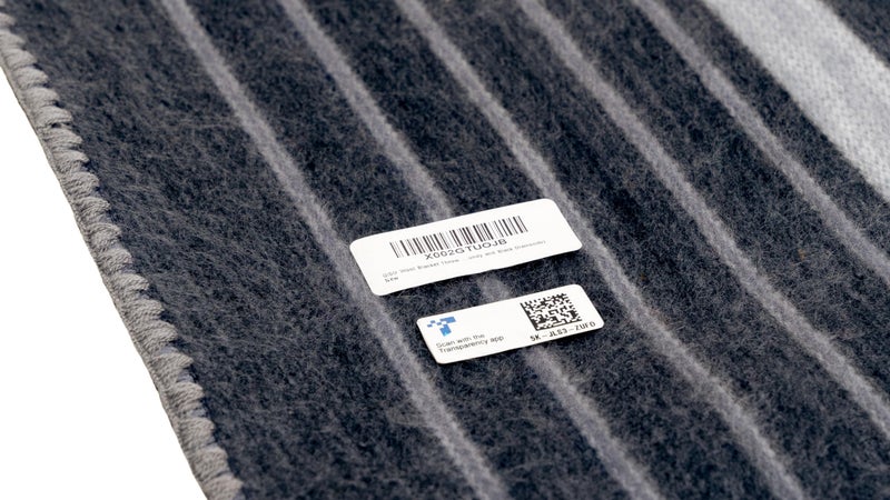 QISU Alpaca Wool Blanket Throw | Large, Beautiful, Warm, Variegated | 85 x 65 inches | Ultra-Soft, Hypoallergenic and Breathable | Non-Itchy or Scratchy Fabric (Grey Autumns) - Image 5