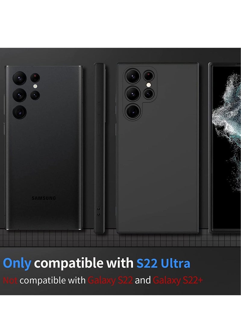 Raxoom S22 Ultra Case Cover for Samsung Galaxy S22 Ultra, Ultra Slim Soft Silicone Gel TPU Cover, Anti-Scratch Anti-Fingerprint Anti-Drop Protective Case Compatible with S22 Ultra 6.8 Inch (2022 - Image 2