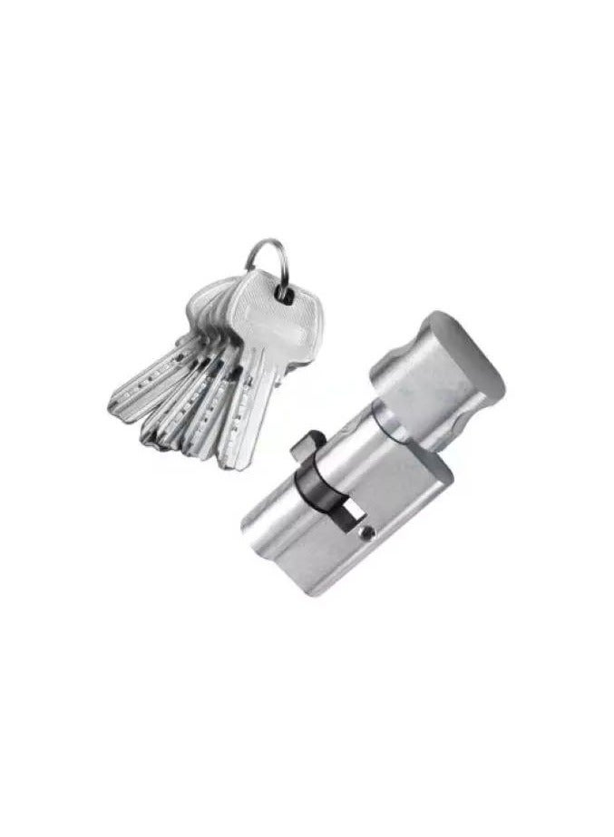 أوزون قفل أسطواني فضي غير لامع من OZONE OMC 22E K2N مقاس 70 مم SN مقاس 70 مم