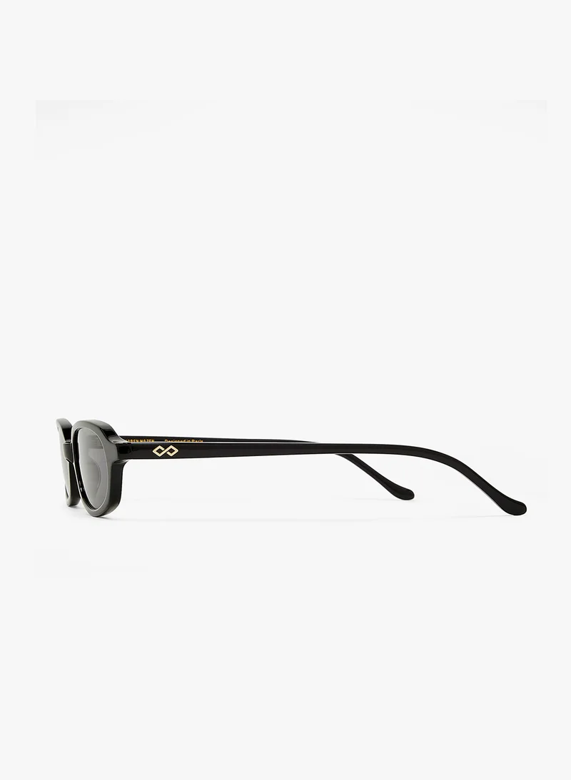 KAREN WAZEN Carolyn Rectangle Sunglasses