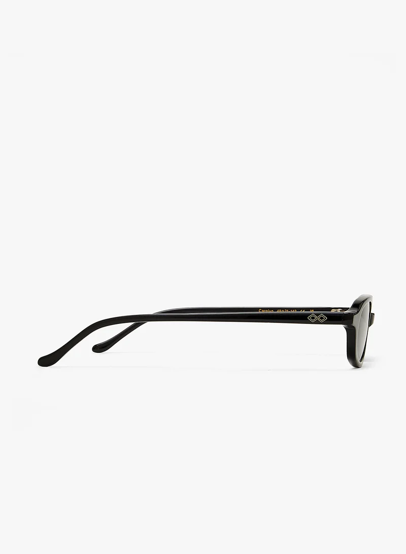 KAREN WAZEN Carolyn Rectangle Sunglasses