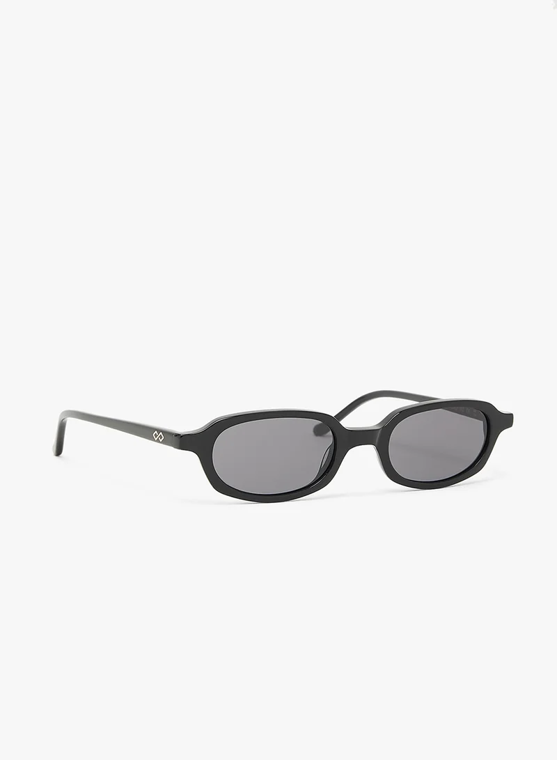 KAREN WAZEN Carolyn Rectangle Sunglasses