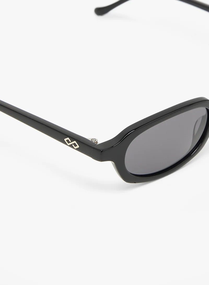 KAREN WAZEN Carolyn Rectangle Sunglasses