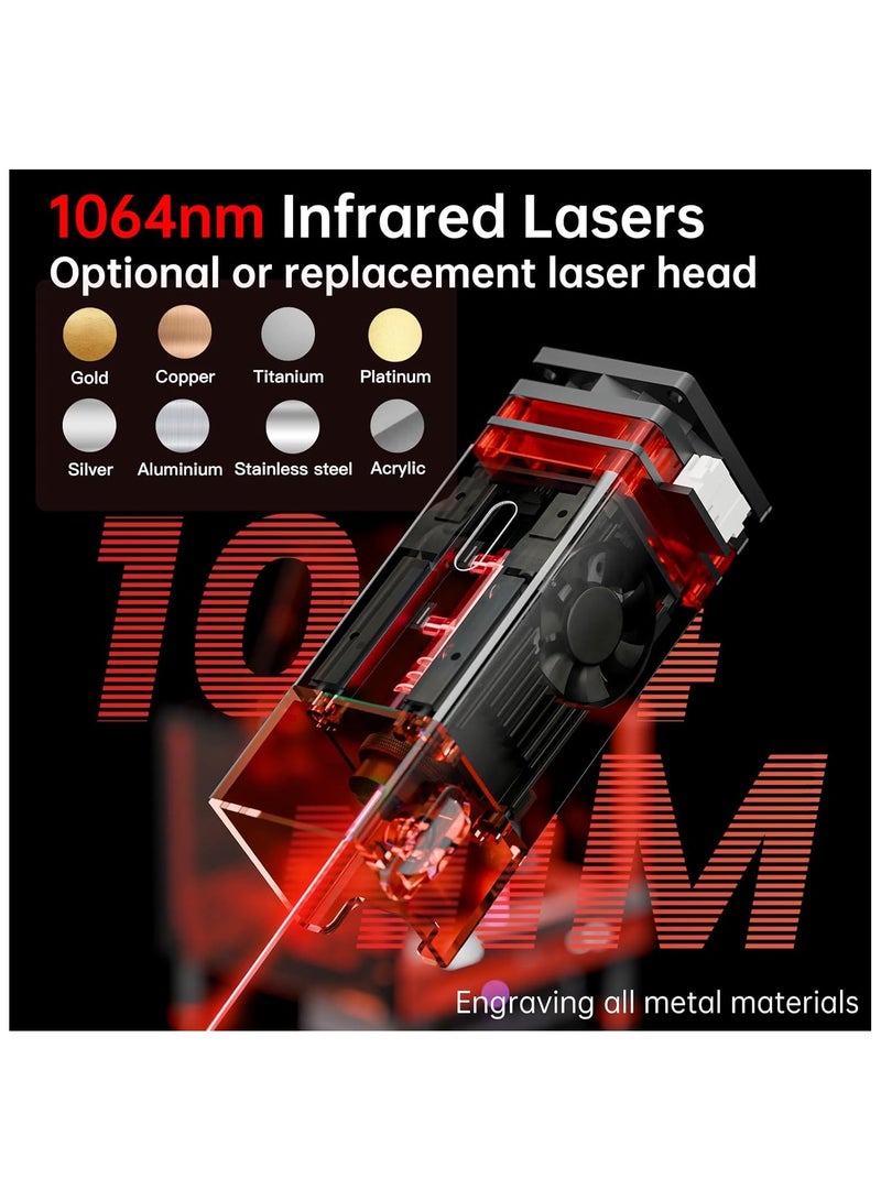 Starwell DAJA A7Pro mini Enclosed Laser Engraver and Cutter Machine, Engraving Machine High Precision Engraving Machine for Cutting Wood,Acrylic, Plastics 4.7 x 4.7 inches (A7Pro+5.5W) - Image 5