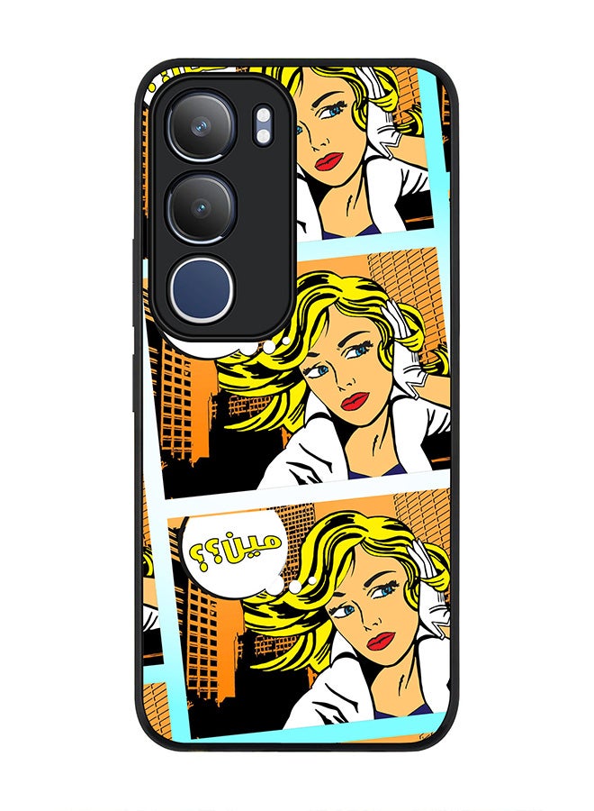 Stylizedd For vivo Y19s / Y19s Pro Case,Slim fit Camera Protection, Shockproof Thin Phone cover  - Meen (Comic Strip)