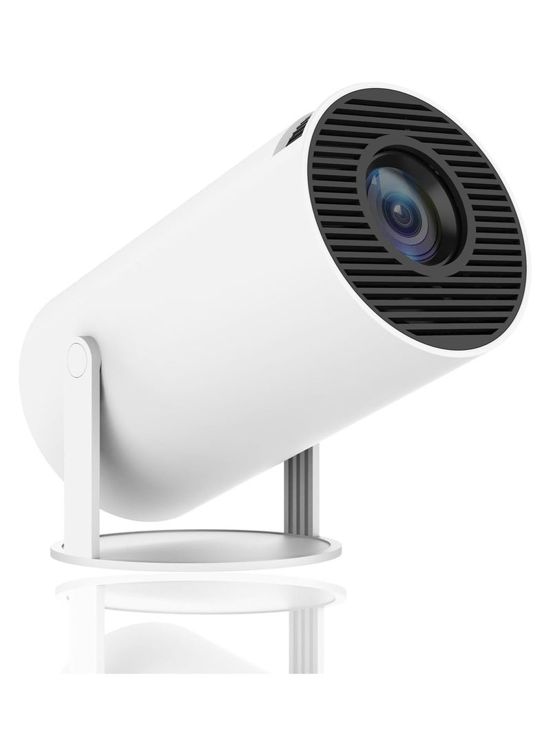 TechDot Smart Mini Projector 4K 5G WiFi Big Screen Experience with Premium 360 Sound Bluetooth 5.0 Movie Projector Compatible with Android iOS Windows TV Stick HDMI USB Audio 3.5  - Image 1
