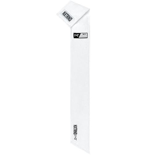 NXT NXTRND Nxtrnd Streamer Football Towel, Thin Sports Towel, Dries Hands & Football Accessories (White) - Image 1
