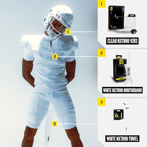 NXT NXTRND Nxtrnd Streamer Football Towel, Thin Sports Towel, Dries Hands & Football Accessories (White) - Image 5