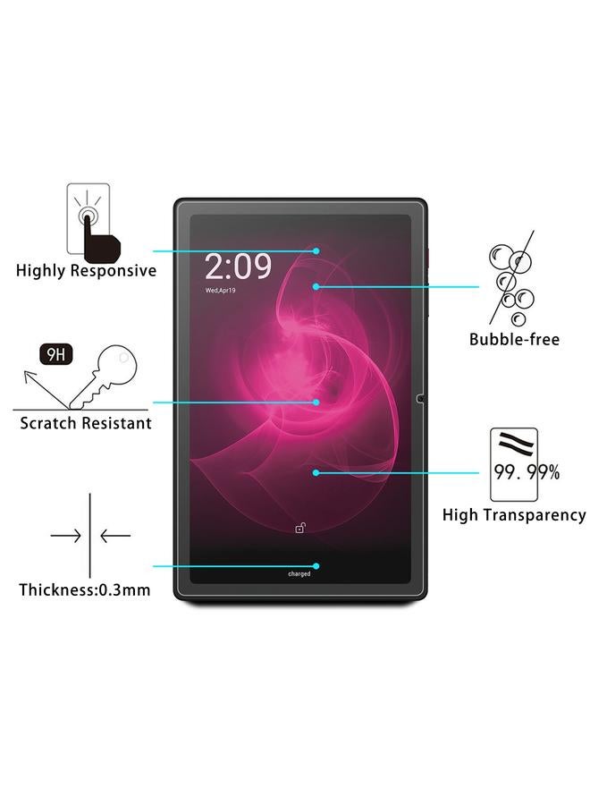 erorex For T-Mobile Revvl Tab 2Pcs 0.3Mm 9H Explosion-Proof Tempered Tablet Glass Film - Image 3