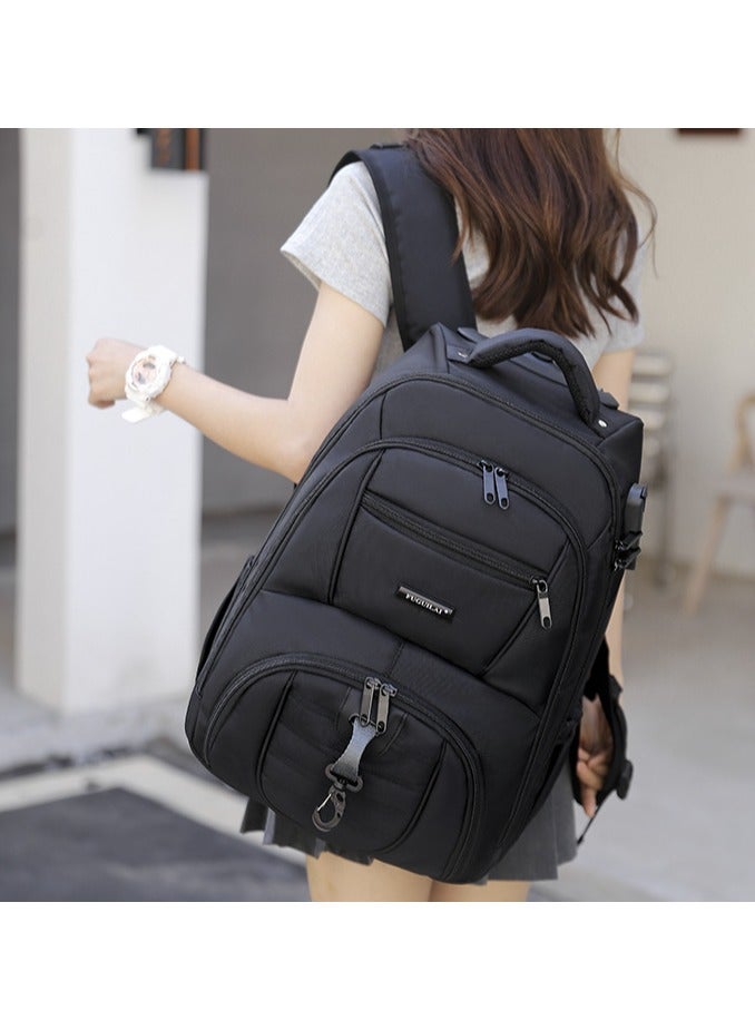 CityRiya-Long Travel Bags, Rolling Backpack, Luggage School Bags, Trolley Laptop Bag, Wheeled Bookbag, Shoulder Back Bag, Large Student School Bag, Boys Girls Backpack, Teen Laptop Backpack, Travel Carry-on Bag, Children School Backpack  - Image 2