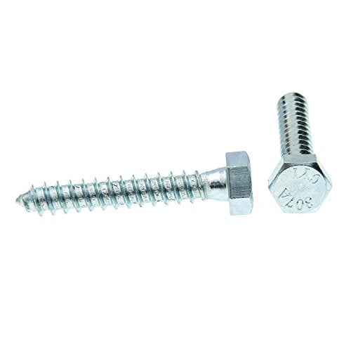 Prime-Line 9055593 Hex Lag Screws, 5/16 In. X 2 In., A307 Grade A Zinc Plated Steel (100 Pack) - Image 2