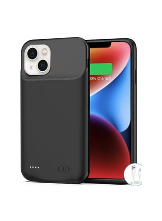 Battery Case For iPhone 14 Plus, (4500 mAh) Portable Protectiver Case Rechargeable Extended Battery Pack Compatible With iPhone 14 Plus Charging Case- Black - pzsku/Z971A94B6FA3DE00C3681Z/45/1742364014/01730196-85c9-4c0a-bdb9-728a80a285b5