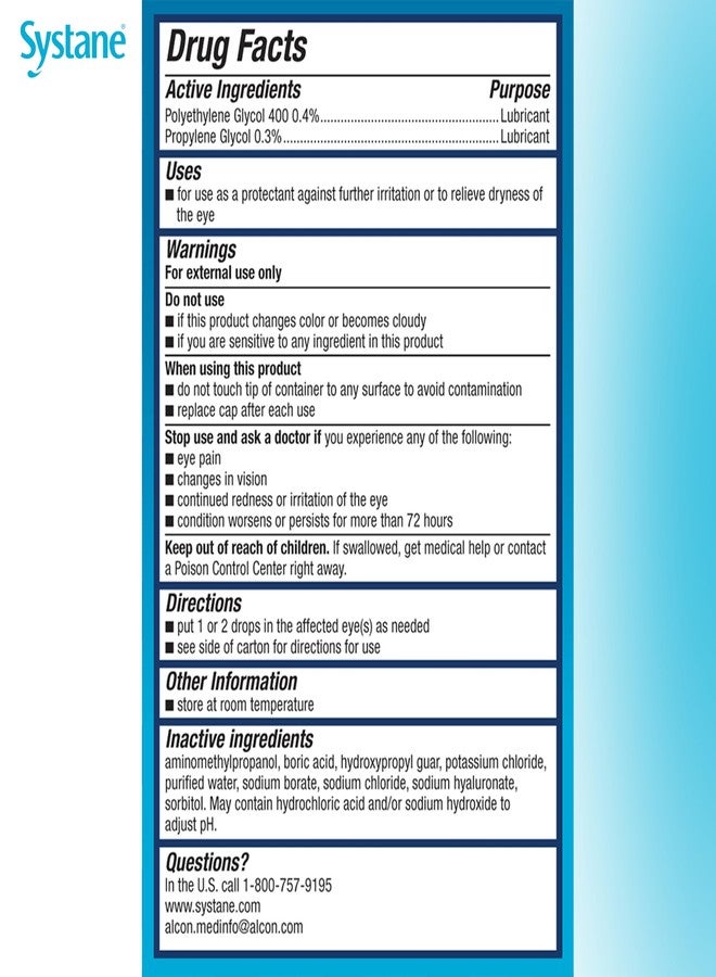 Systane Hydration Multi-Dose Preservative-Free Eye Drops Dry Eye Relief, 0.34 fl oz, Twin Pack (Pack of 2) - Image 4