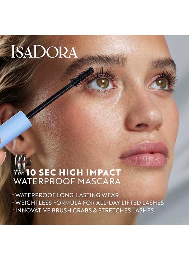 ISADORA The 10 Sec High Impact Waterproof Mascara 01 Black  - Image 5