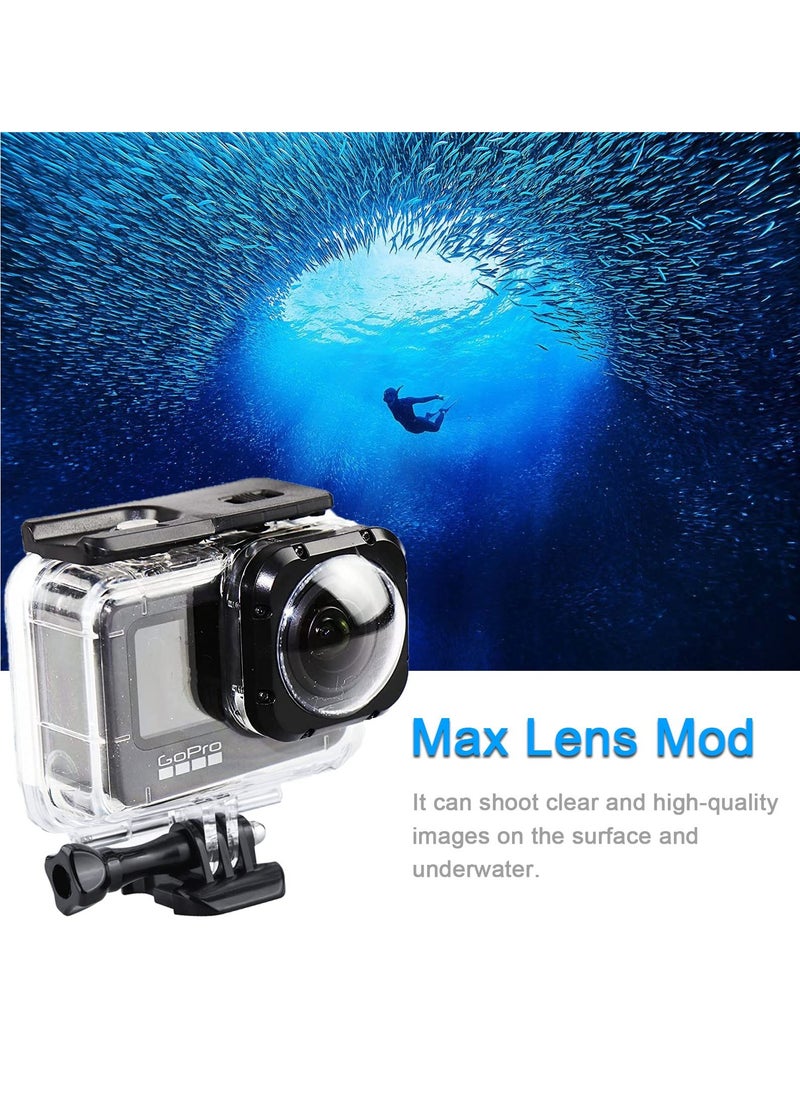 Generic - Waterproof Housing Case for GoPro Hero 11 Black, 10, 9 & Max Lens Mod - Underwater Diving Protective Shell for HERO11, HERO10, HERO9 Accessories Kit, 40M Depth Rating. - Image 1