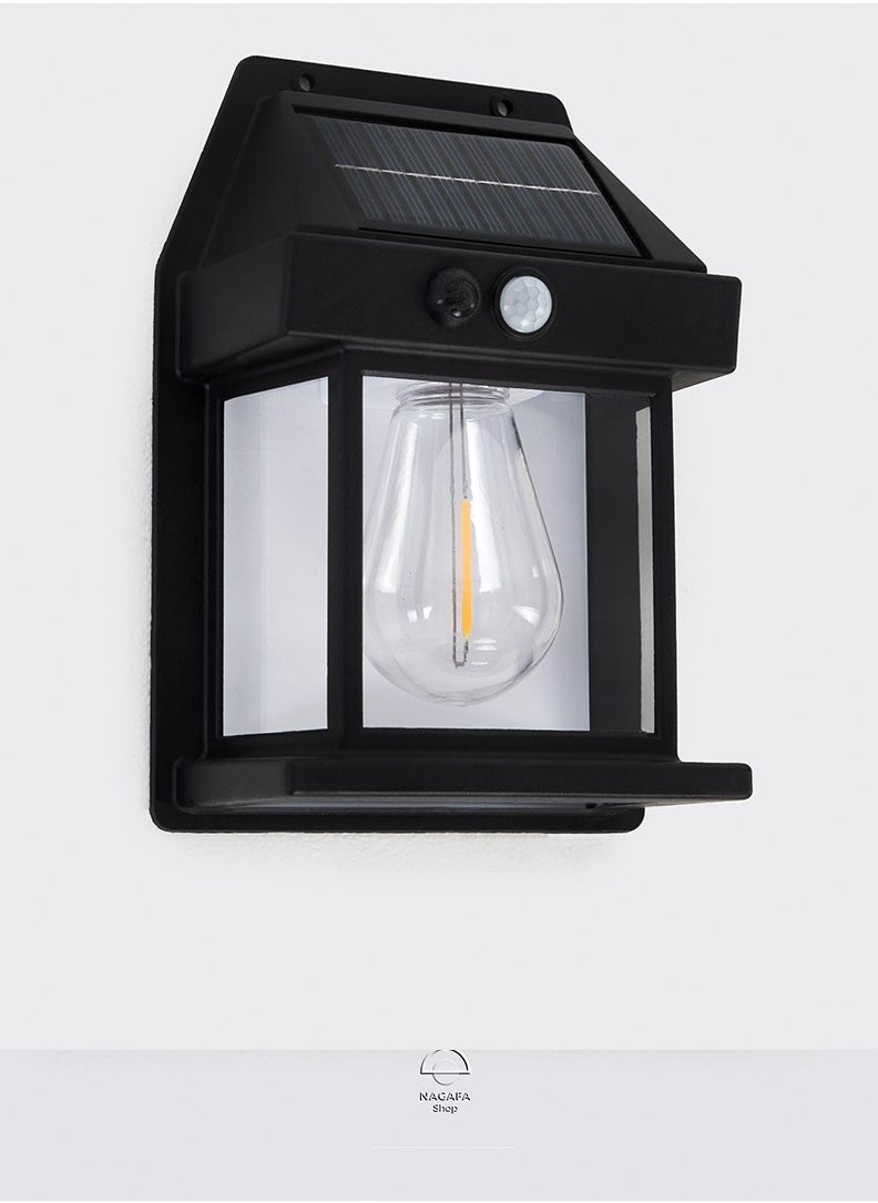 solar interaction wall lamp BLACK